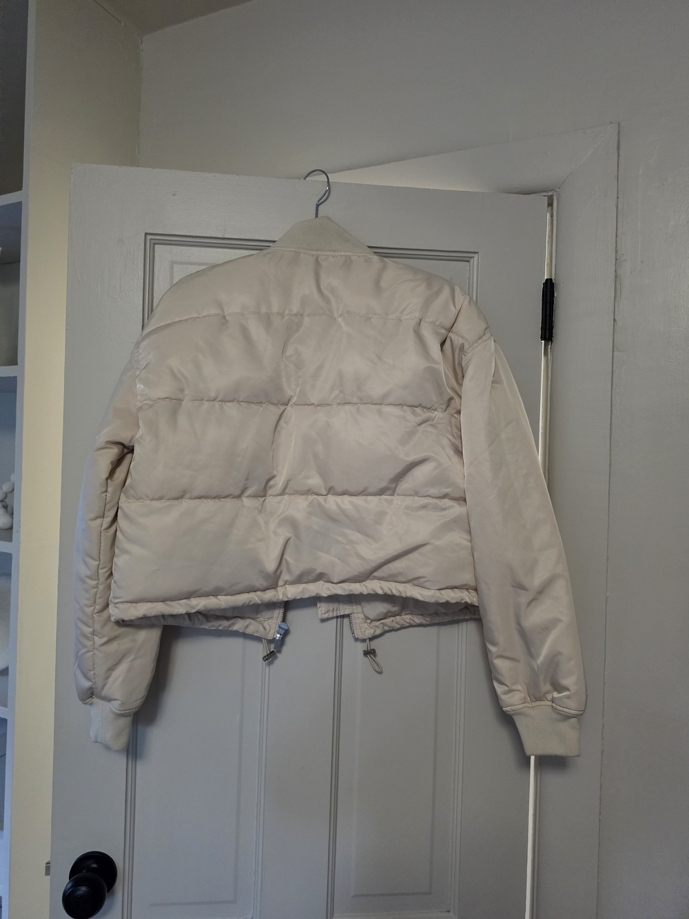 Matt & Nat Cream Puffer Jacket - Lightweight Quilted Coat - Picture 5 of 5